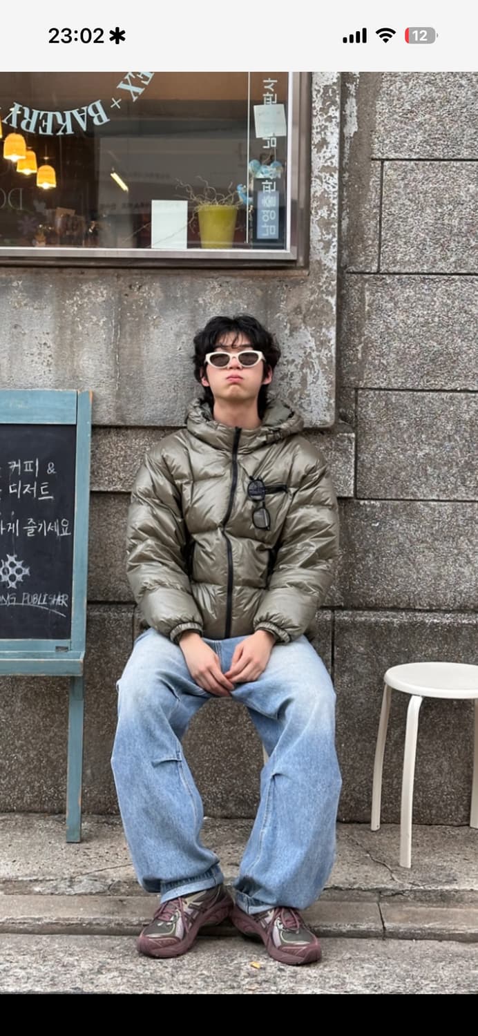 키뮤어 RDS 후디드 다운점퍼 카키 XL 상품이미지5