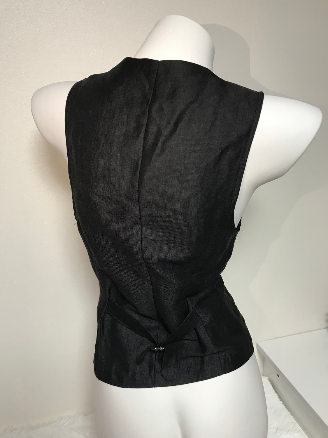 y2k black vest 상품이미지3