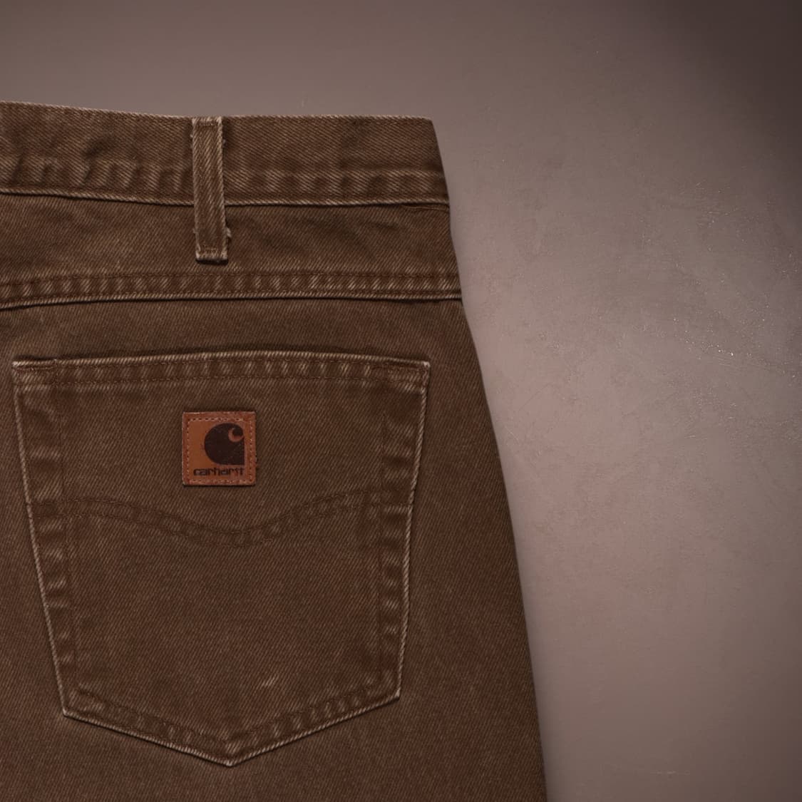 칼하트 브라운 데님 워크 팬츠  상품이미지5