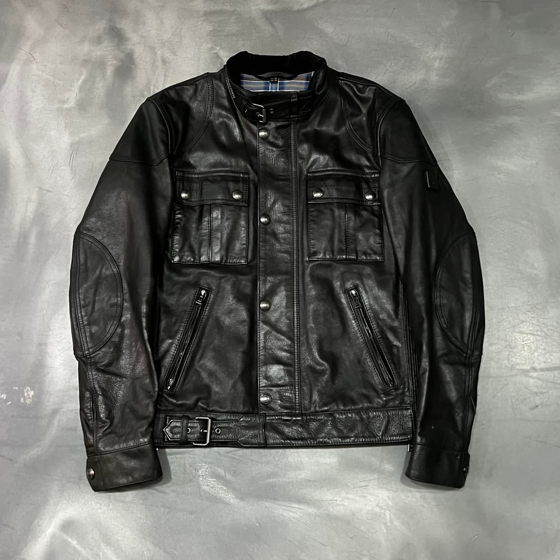  벨스타프 갱스터 레더 바이커 자켓 y15726 상품이미지1