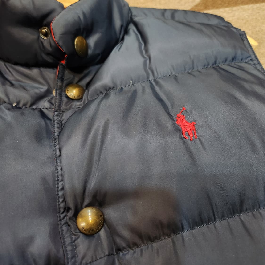 폴로랄프로렌 덕다운 리버시블 패딩 조끼 s 95 상품이미지2