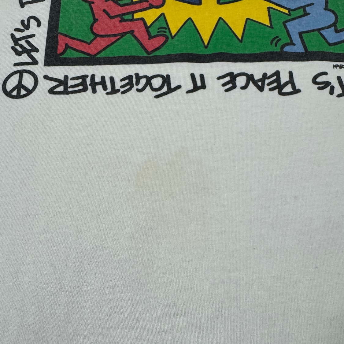 빈티지 90s  Keith Haring 키스해링 티셔츠 상품이미지5