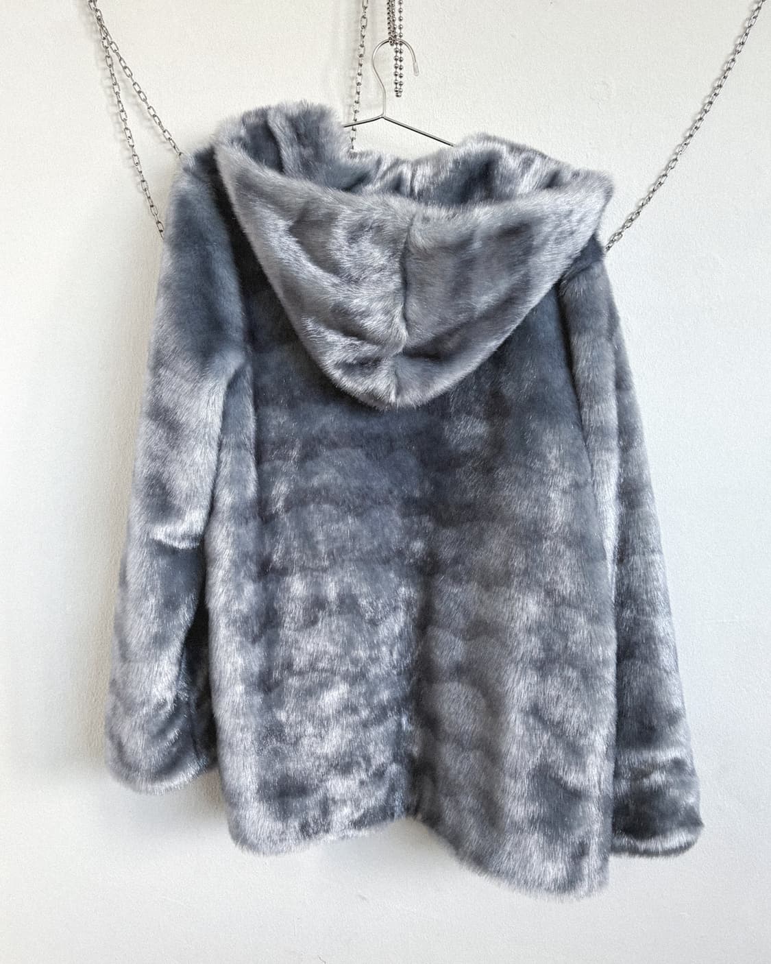usa vintage faux fur hoodie coat 상품이미지7