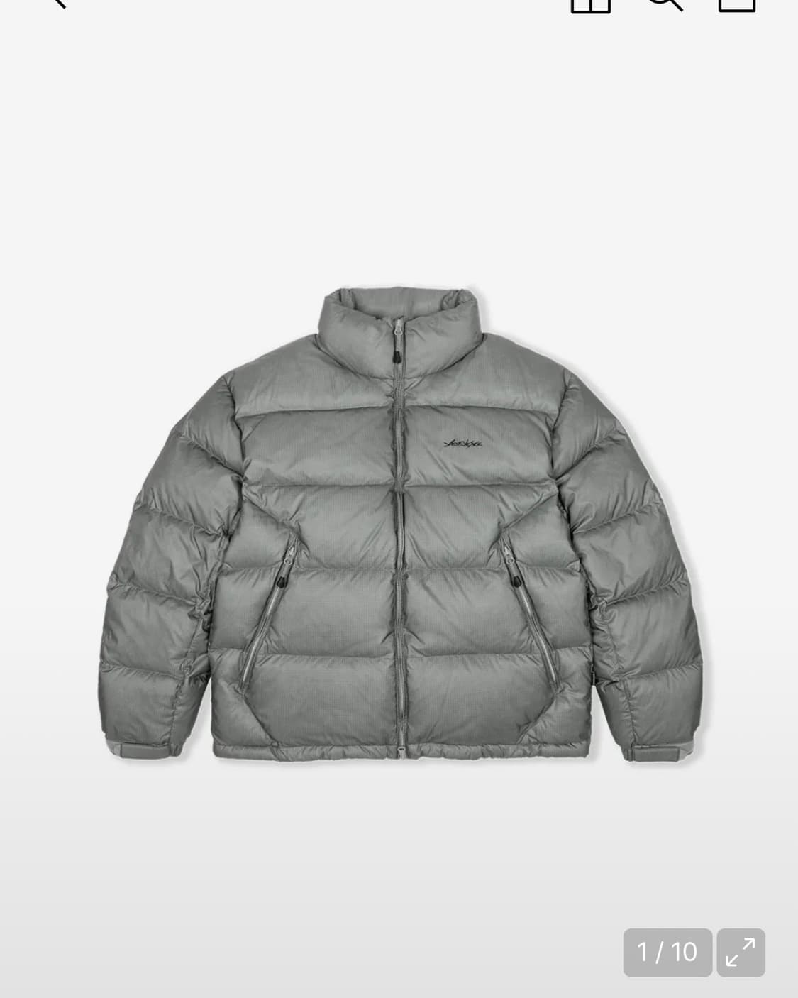 예스아이씨 5B Fond Down Jacket light grey S 상품이미지1