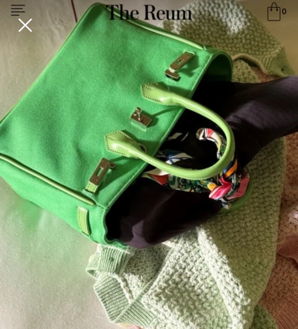 더름 제인백 25 연두 새상품 상품이미지3