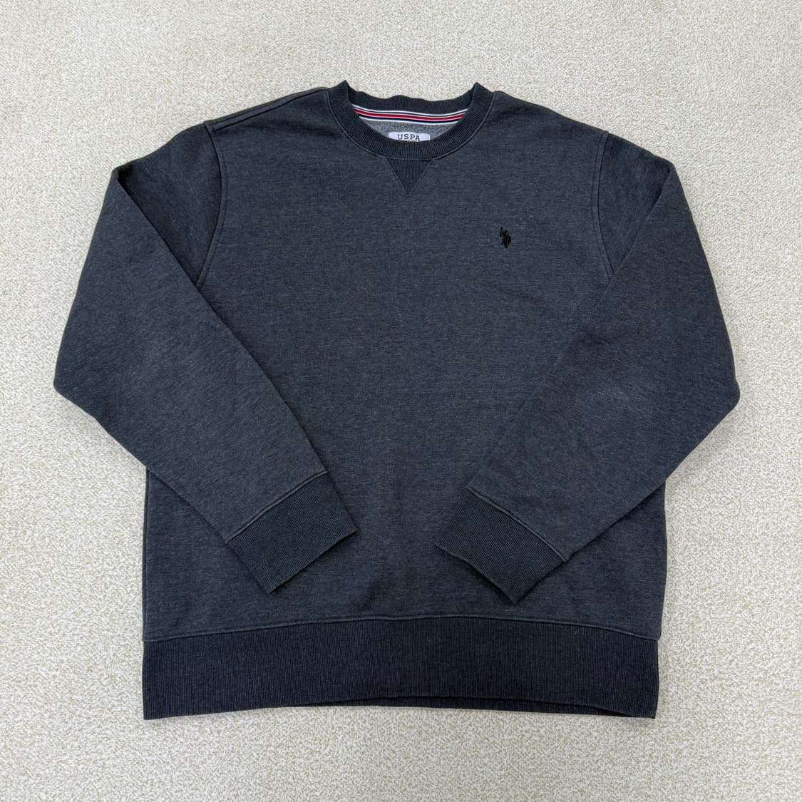 [115] US폴로 그레이 기모 스웻셔츠 1230T2 상품이미지1