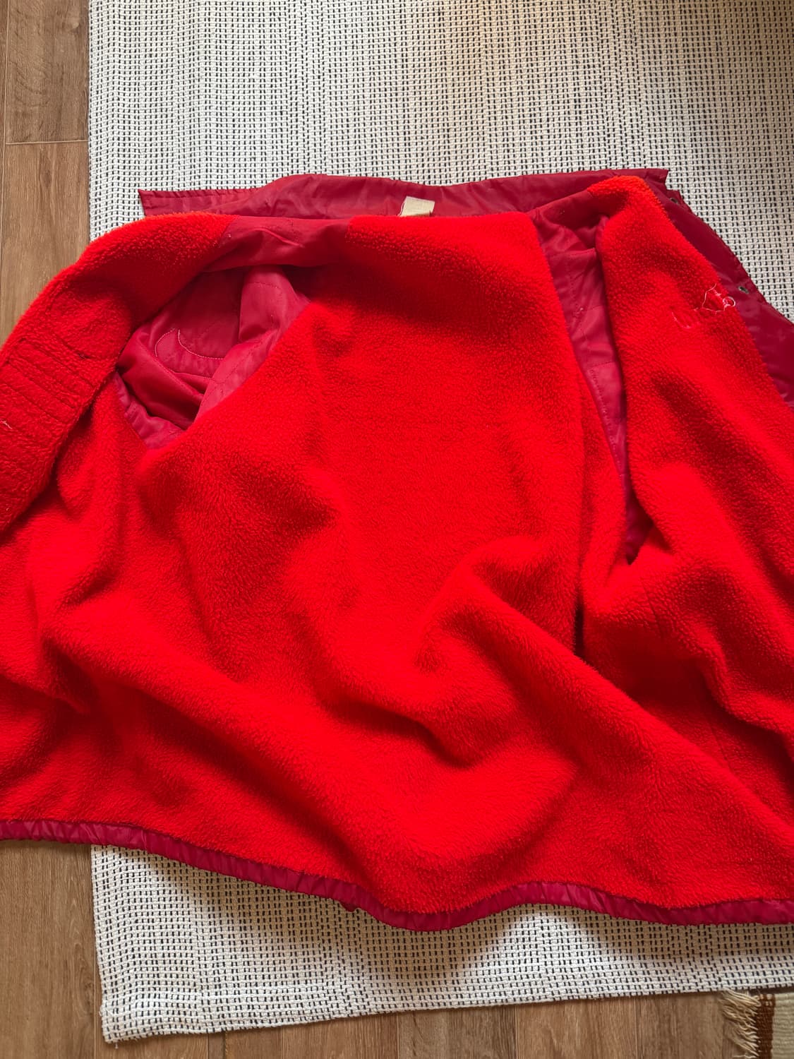 80s 빈티지 랫핑크  리버랫 패치 코치자켓 상품이미지8