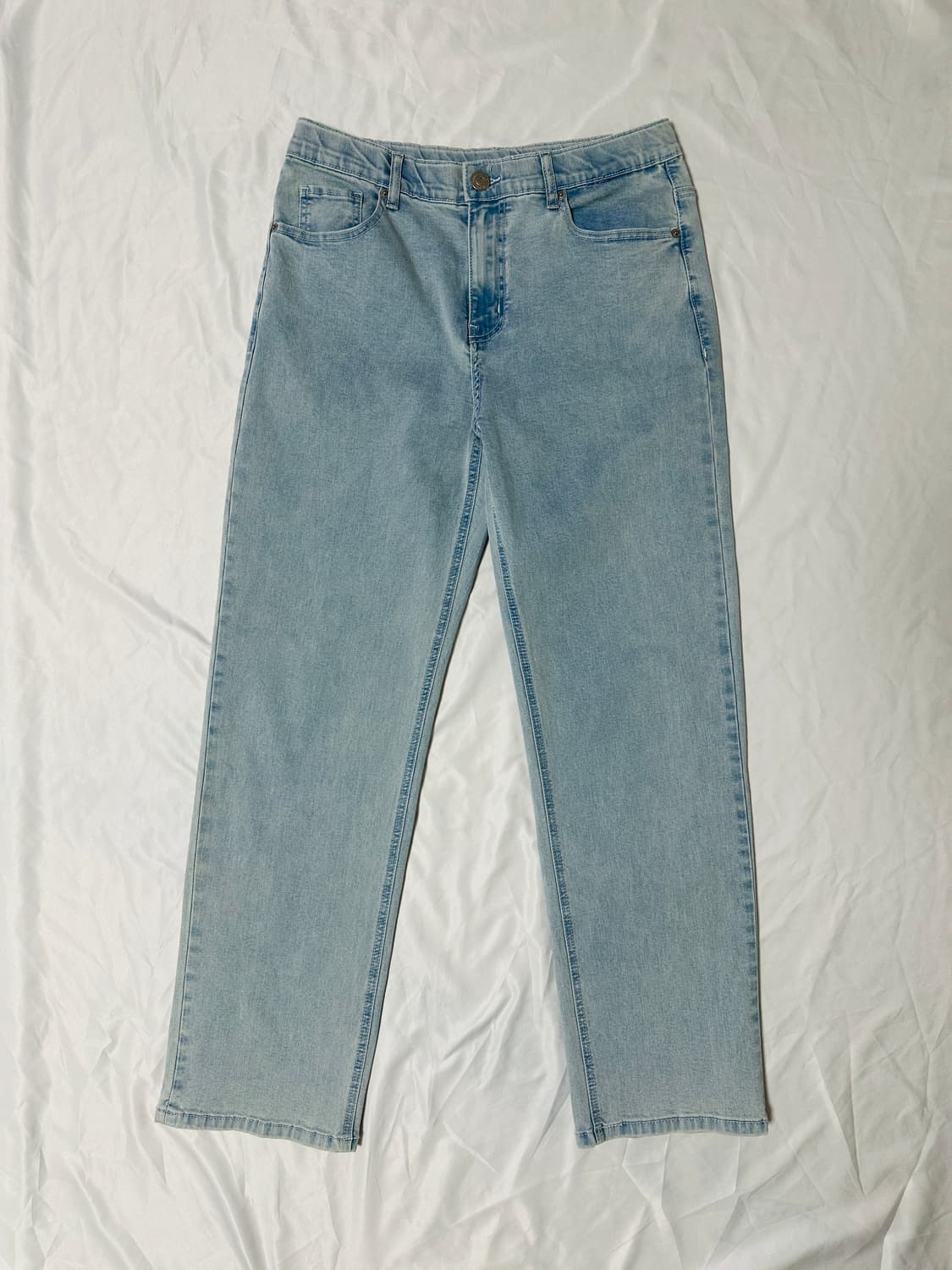 행텐 남성 스트레이트 데님팬츠 (32) 스카이블루 상품이미지1