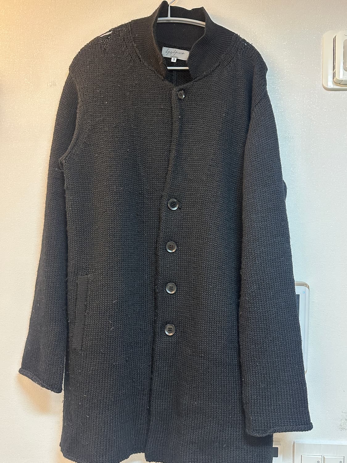 요지야마모토 뿌르옴므 레전드 롱가디건 상품이미지4