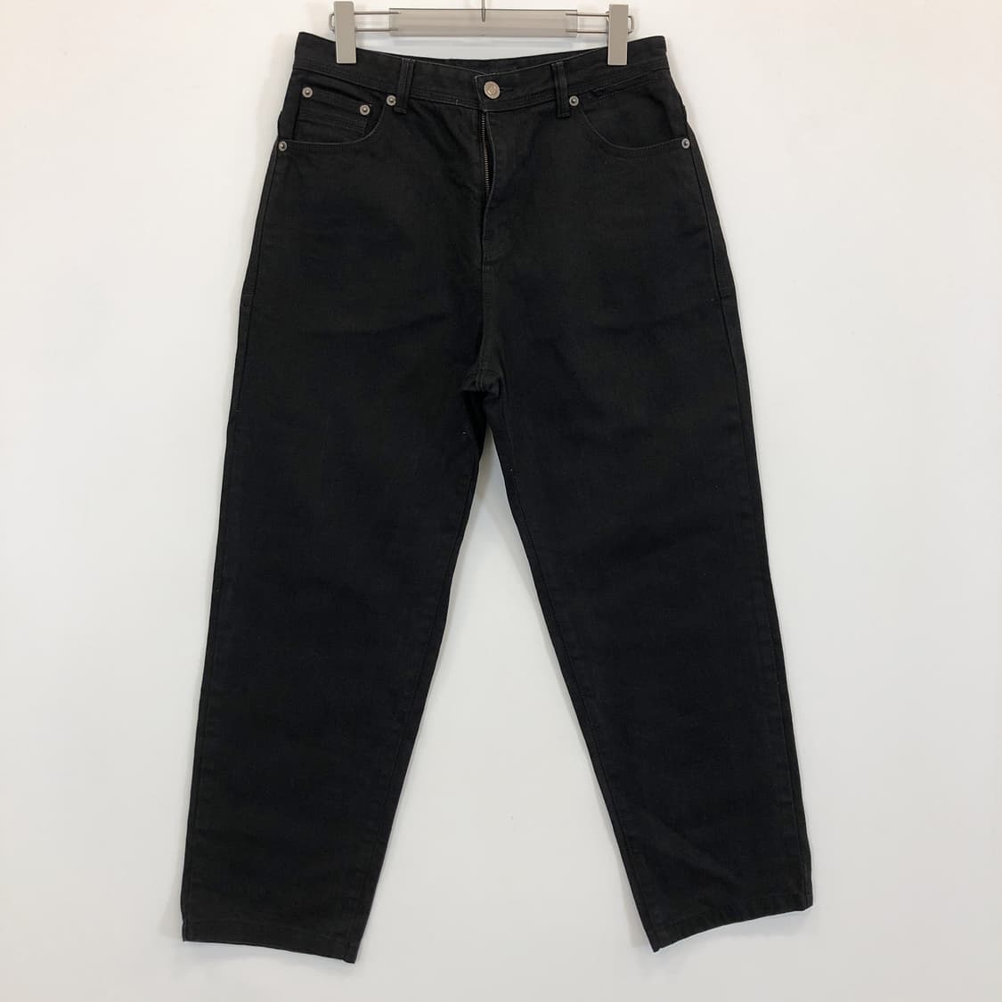 송지오옴므 블랙 데님진 29-30 인치 패치로고 상품이미지1