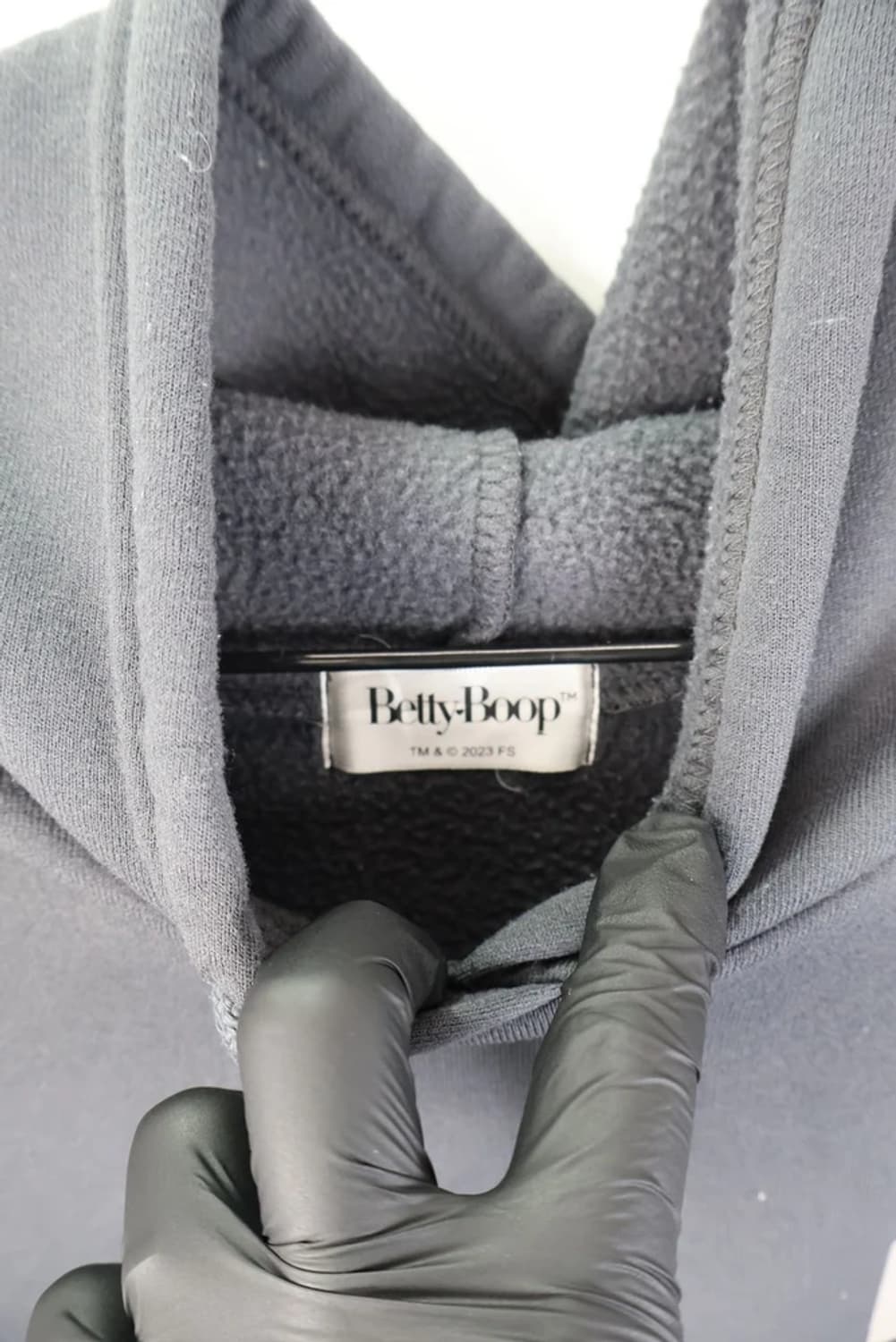  베티붑 그레이 후드티 상품이미지6