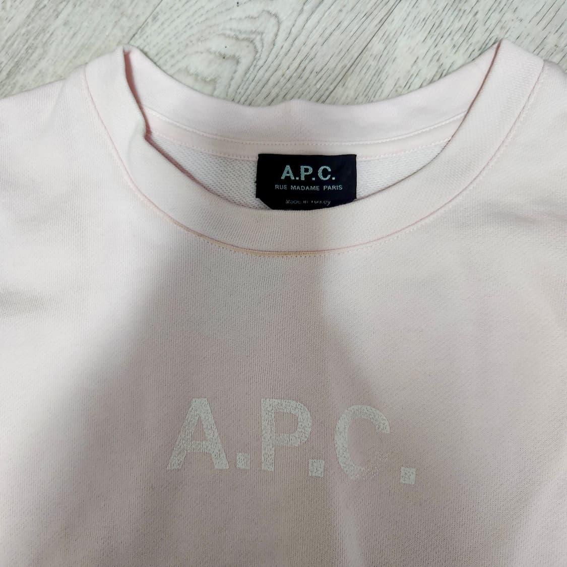 A.P.C. 아페쎄 핑크 맨투맨 긴팔티셔츠 상품이미지3