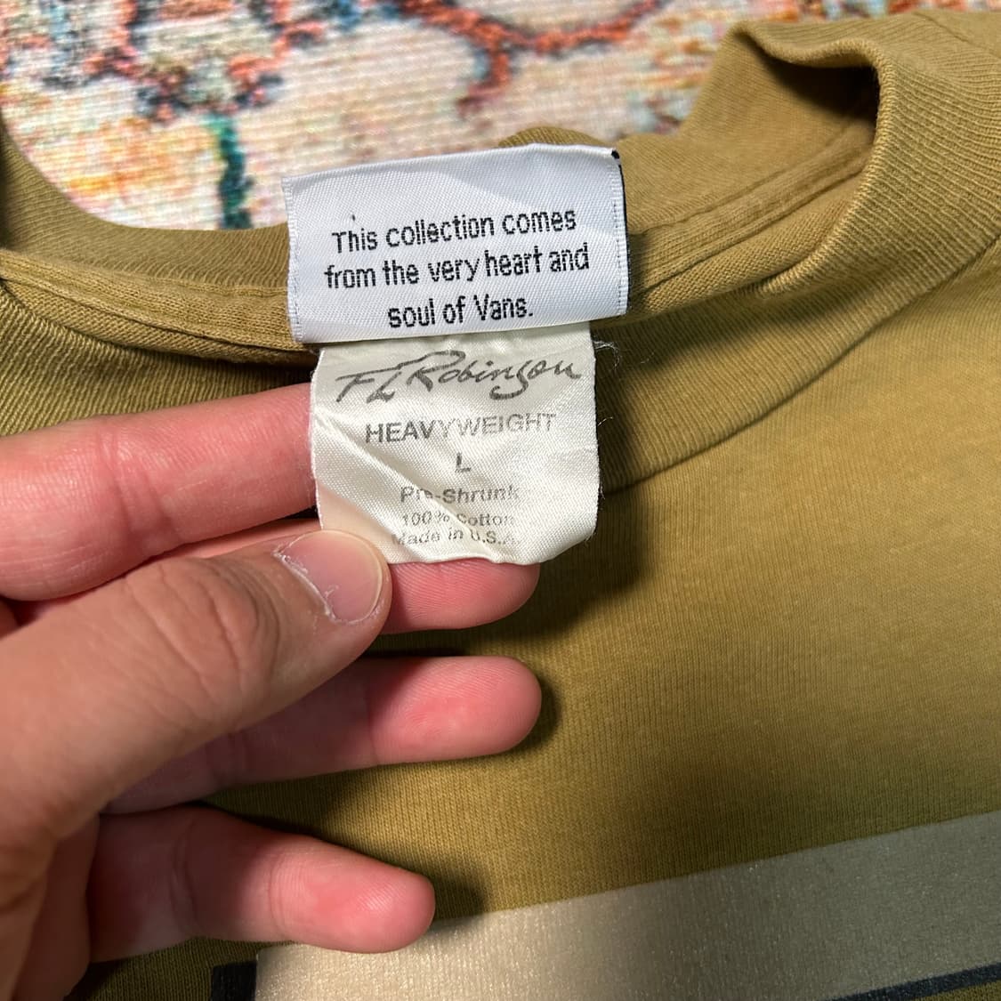 [XL] 90s made in usa 반스 프린팅 반팔 상품이미지5