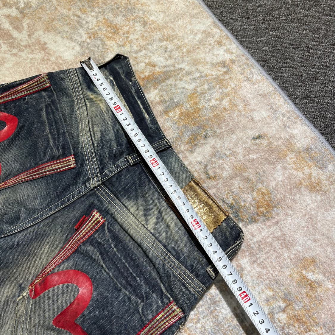 에비수 빈티지 워싱 데님팬츠 상품이미지5