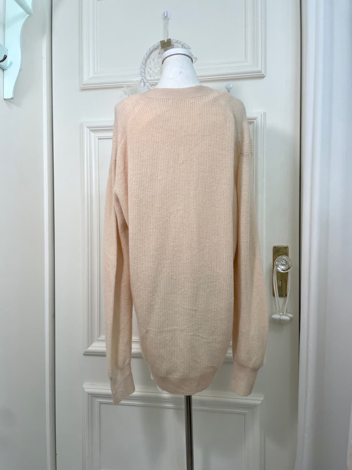 coral basic loose over cardiagn&lace sli 상품이미지3