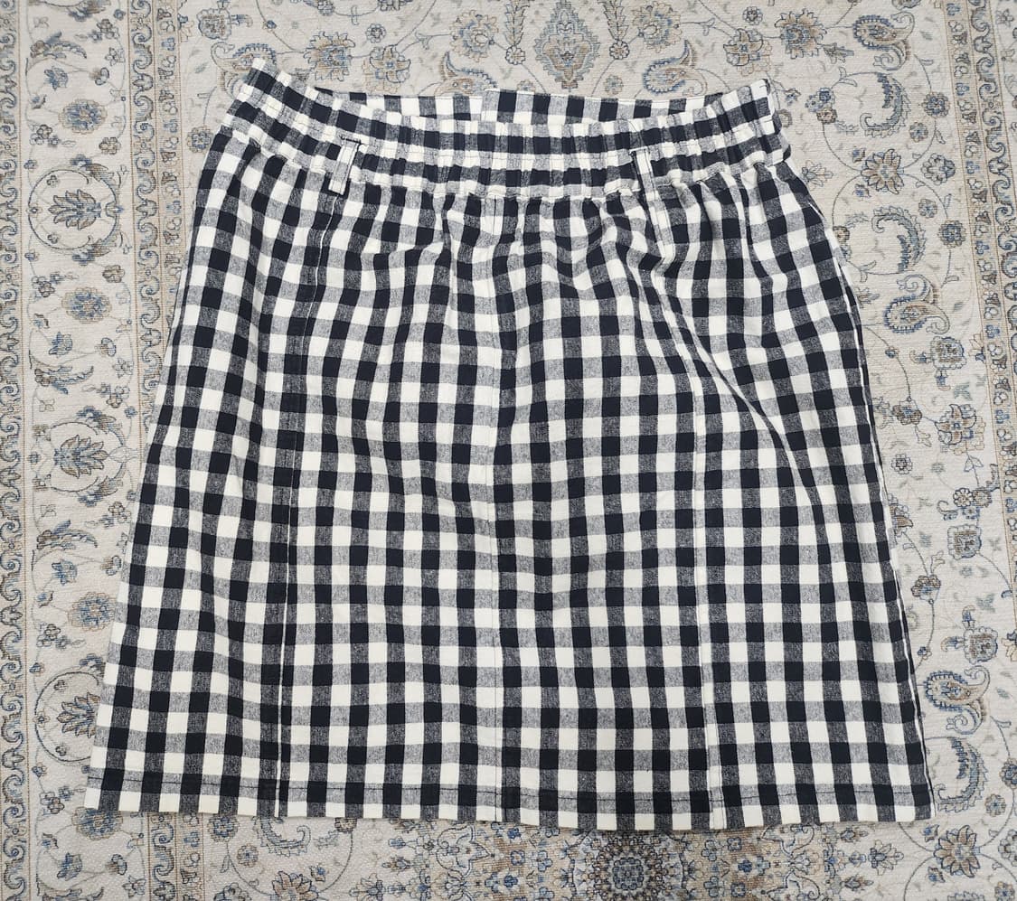 어스뮤직 앤 콜로지 깅엄 체크 스커트 (26-29) 상품이미지2