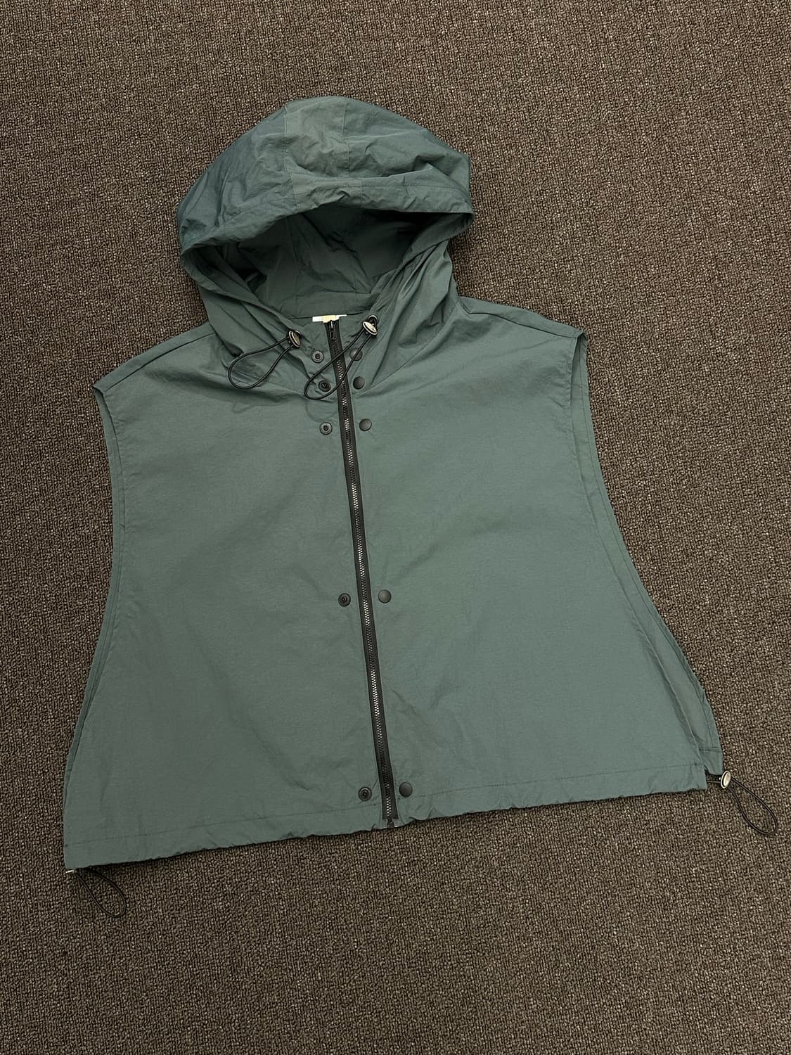 OS)From Scratch 빈티지 나일론 후드 베스트 상품이미지1