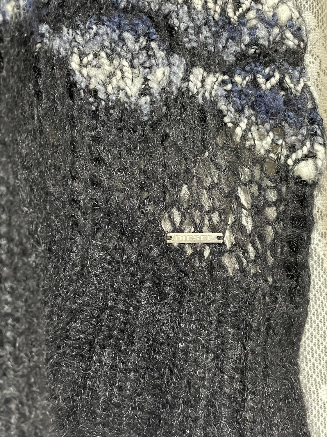 Diesel 모헤어 블루 니트 상품이미지4