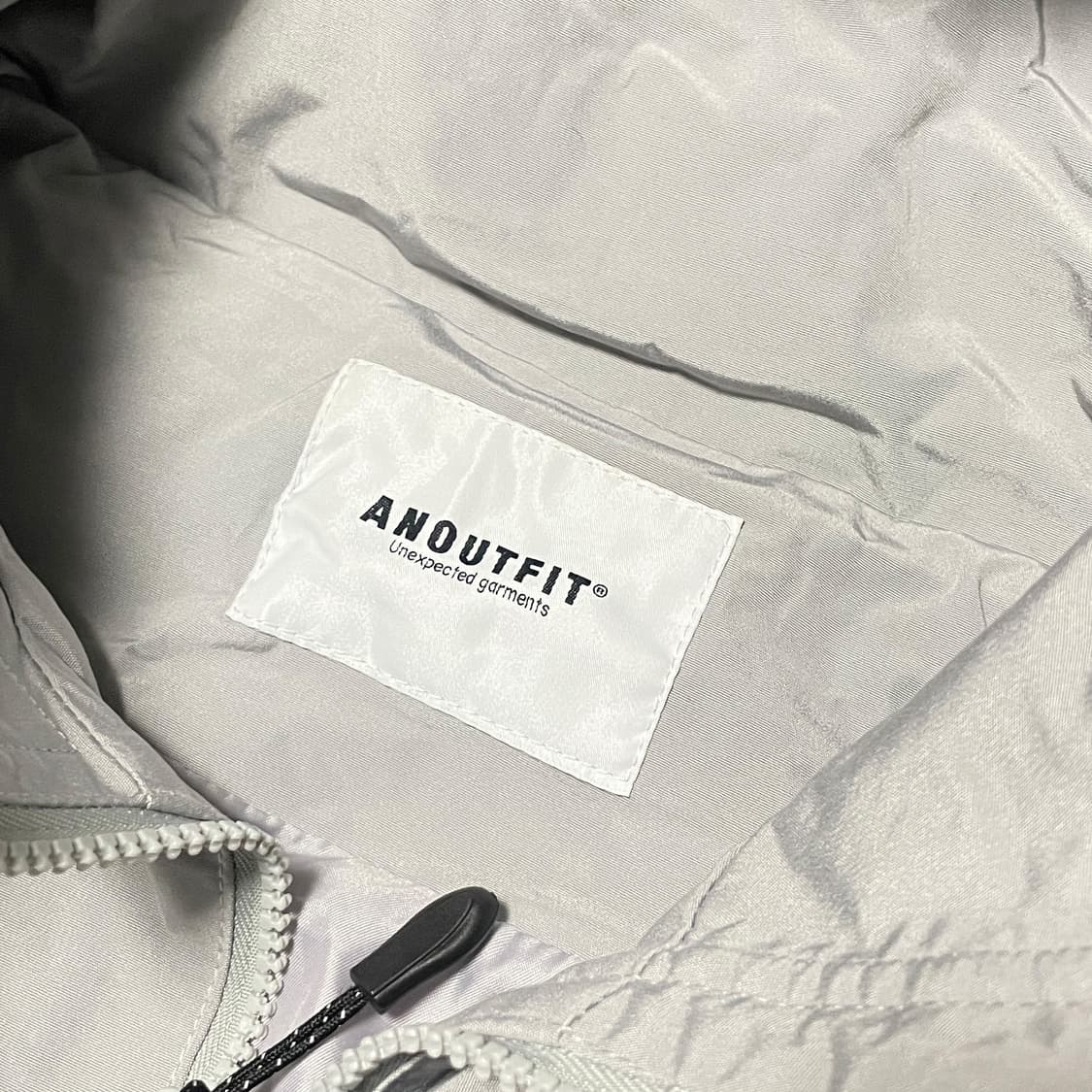언아웃핏 바람막이 점퍼 그레이 상품이미지5