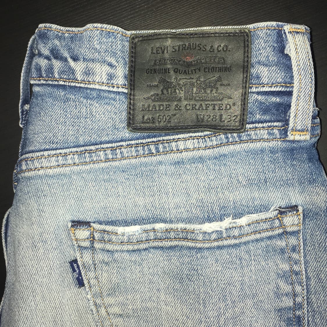 리바이스 Lot502 블루탭 재팬 상품이미지1