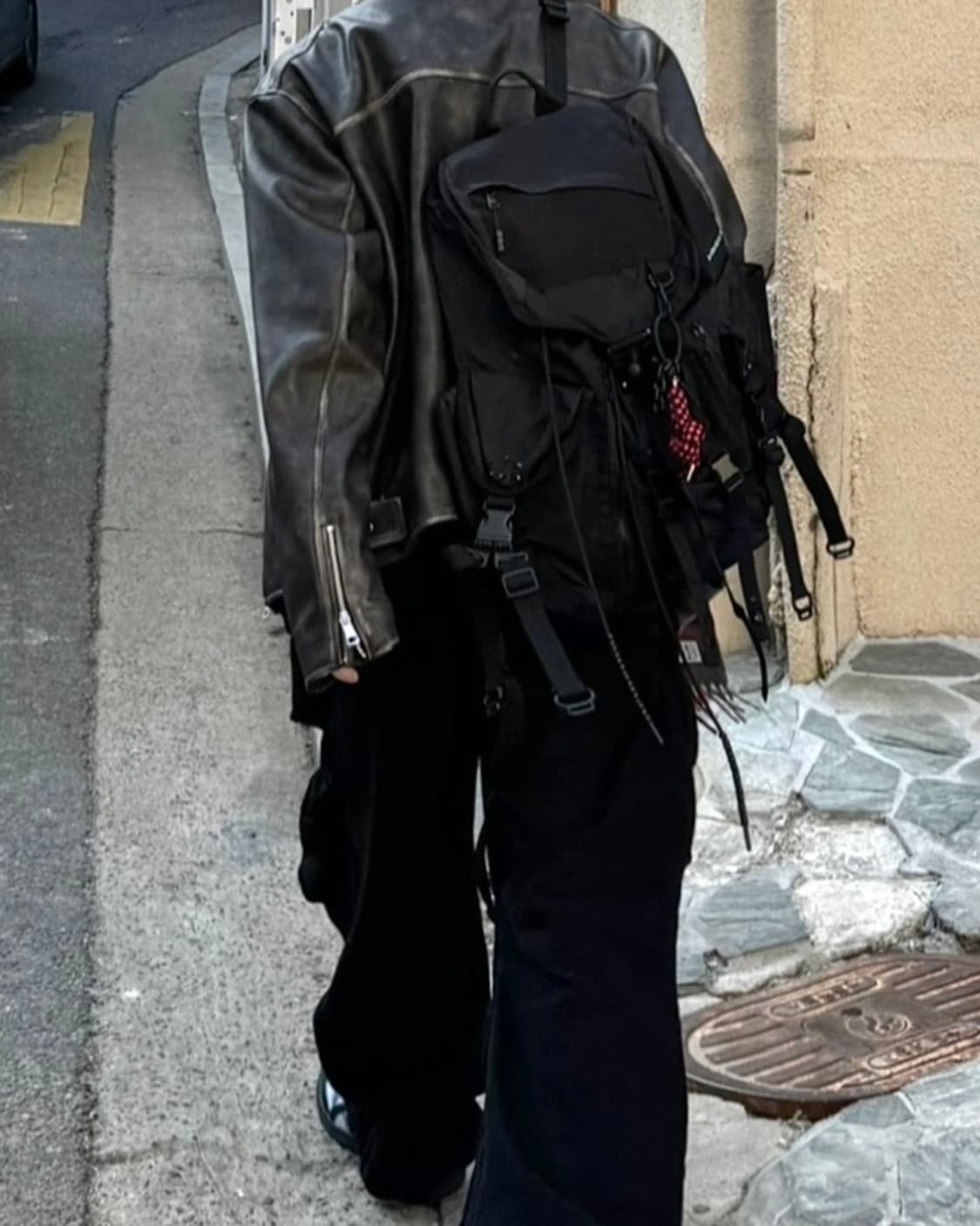 앤더슨벨 (에센셜) 유니섹스 아즈텍 백팩 블랙 상품이미지2