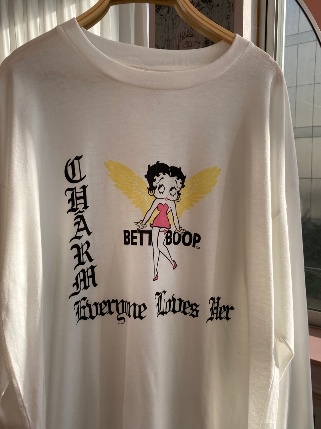 베티붑 롱슬리브 오버핏 티셔츠 (데드스탁)  상품이미지2