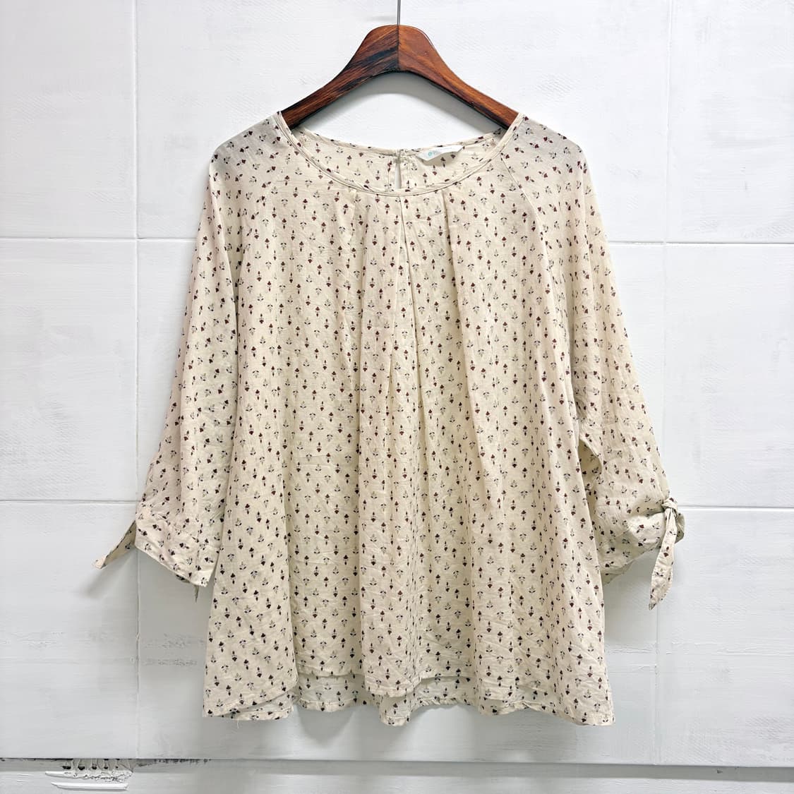 persodea 잔꽃 리본 모리걸 블라우스 JPN 상품이미지1