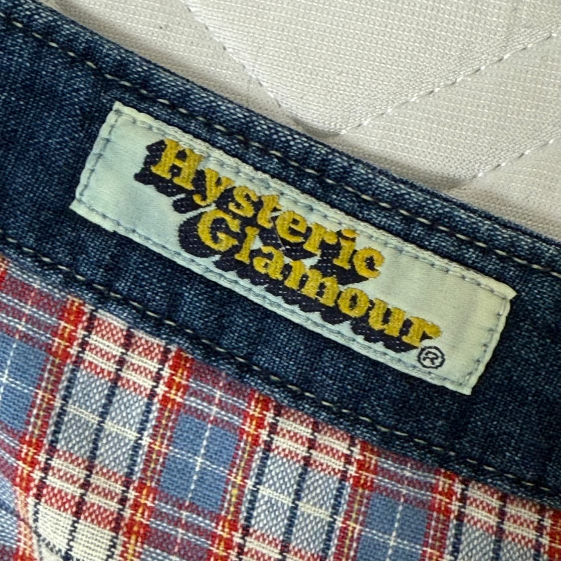 hysteric glamour 데님 랩 스커트 상품이미지2