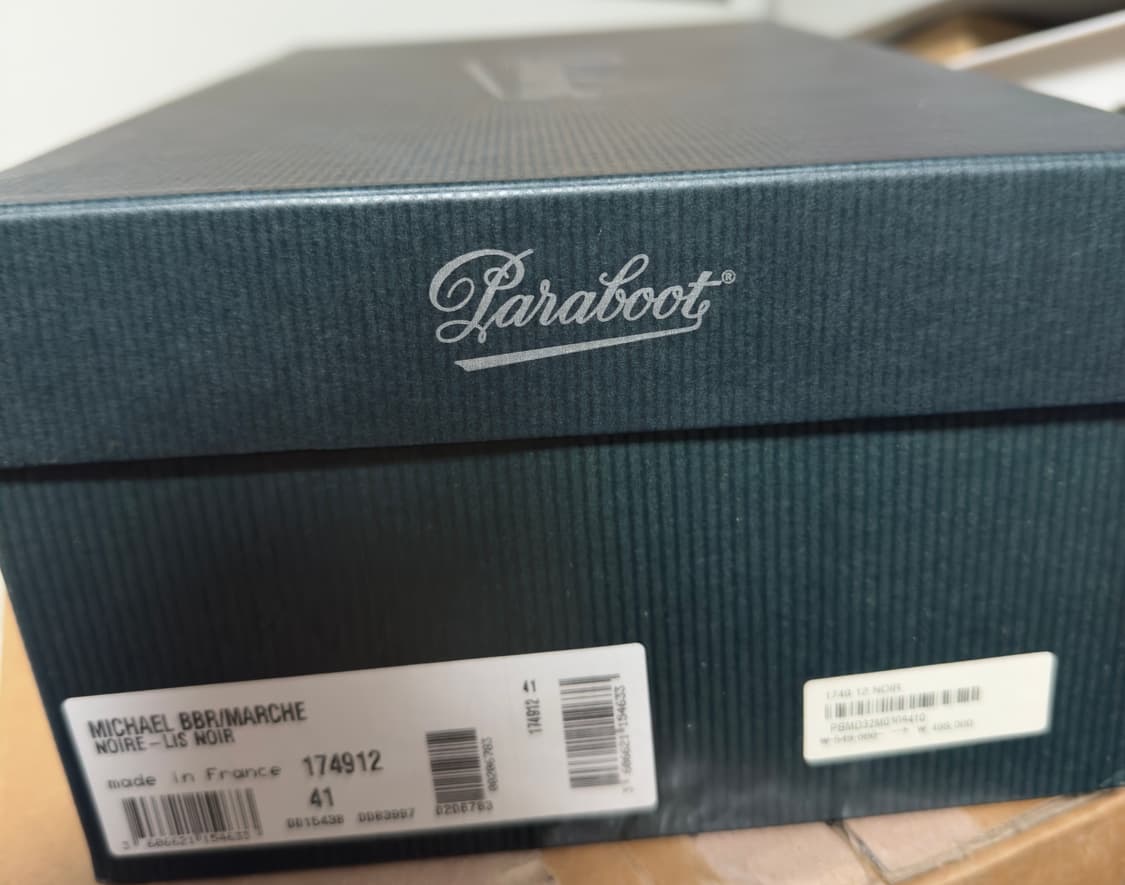 파라부트 미카엘 블랙 41사이즈 상품이미지2