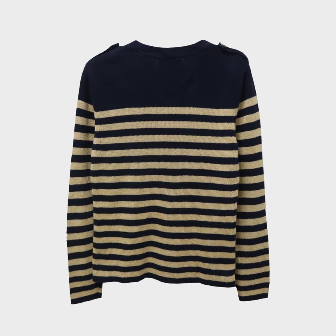 랄프로렌 스트라이프 글리터 브이넥 니트 62047 상품이미지2