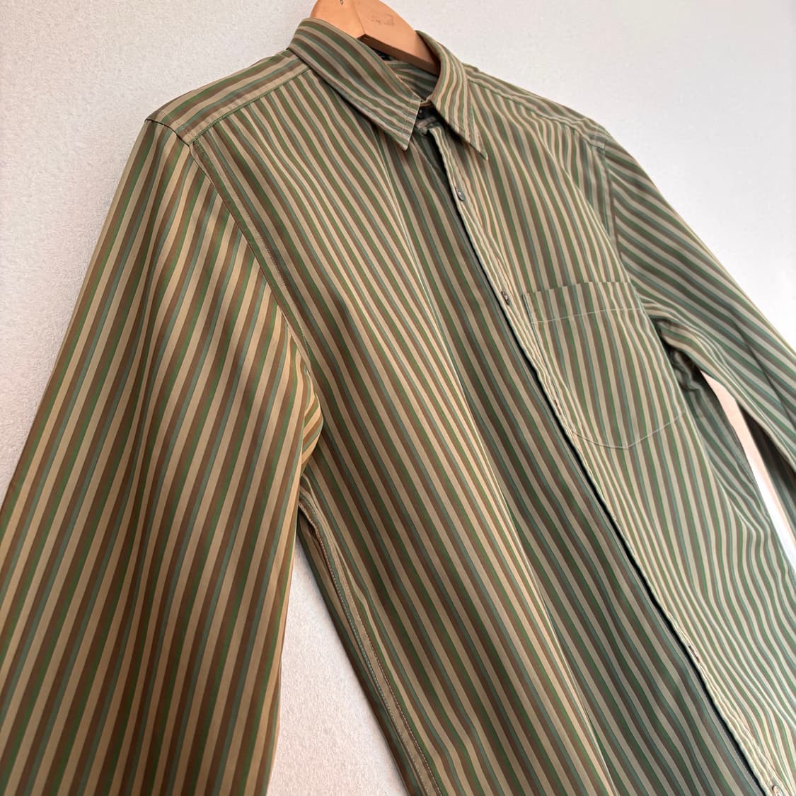 DKNY 캐주얼 스트라이프 셔츠 M 100 수입 정품 상품이미지6
