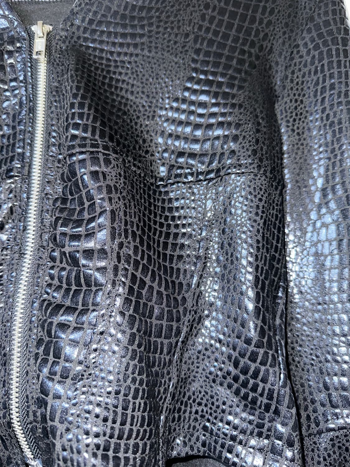 고스펑크 뱀피 후드집업 상품이미지3