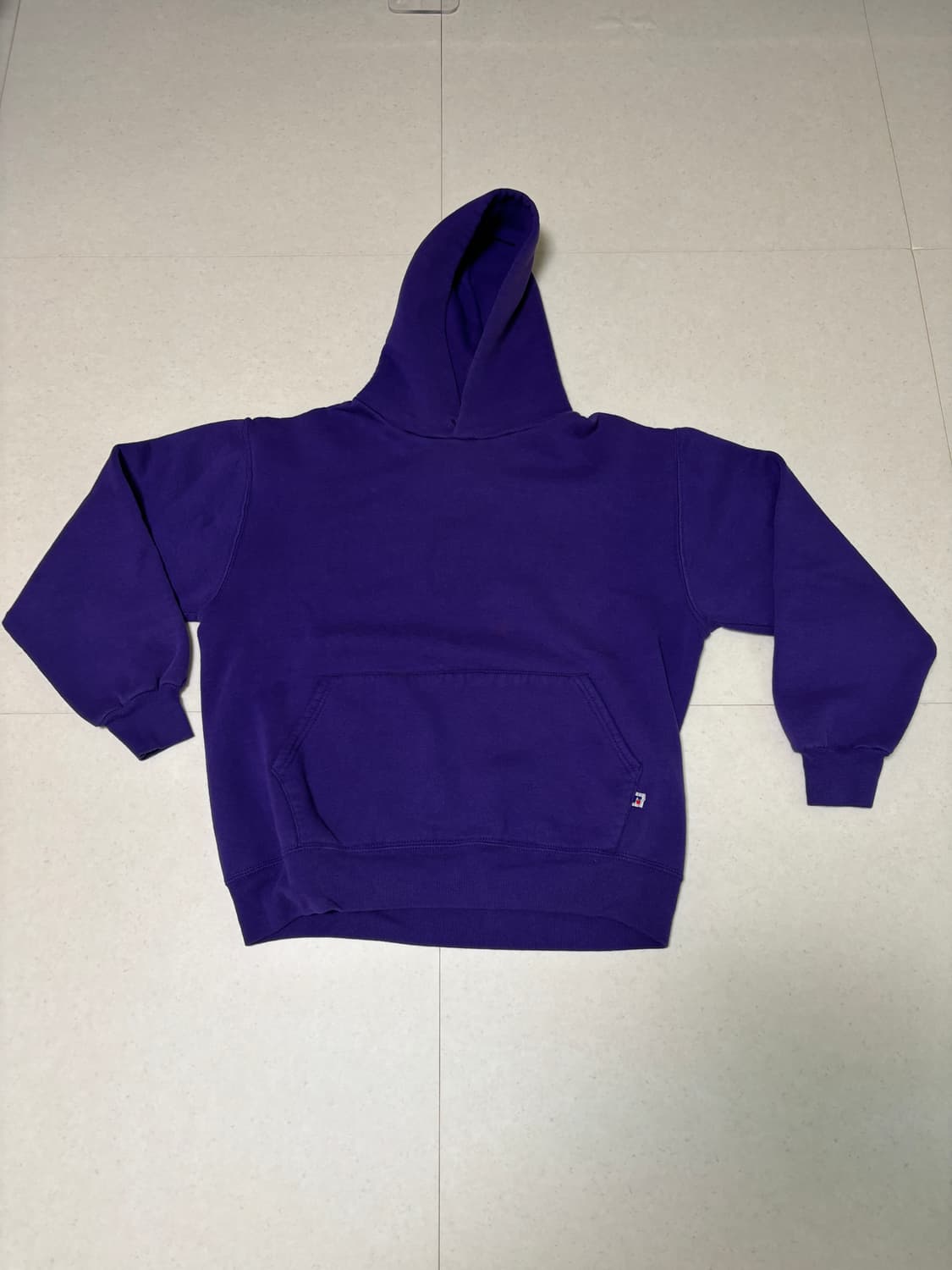 Usa 90s 러셀 애슬레틱 후드 퍼플 L 상품이미지1