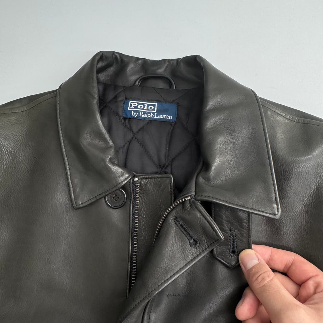 폴로 레더 코트  상품이미지3