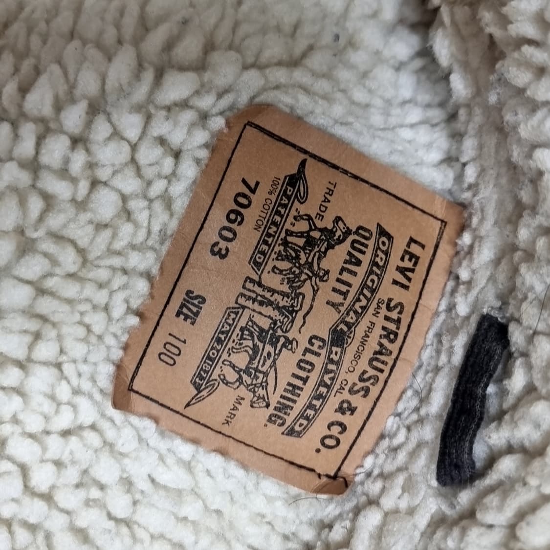 80-90년대 한국제 리바이스 코듀로이 쉐르파 트러커 자켓(100) 상품이미지10