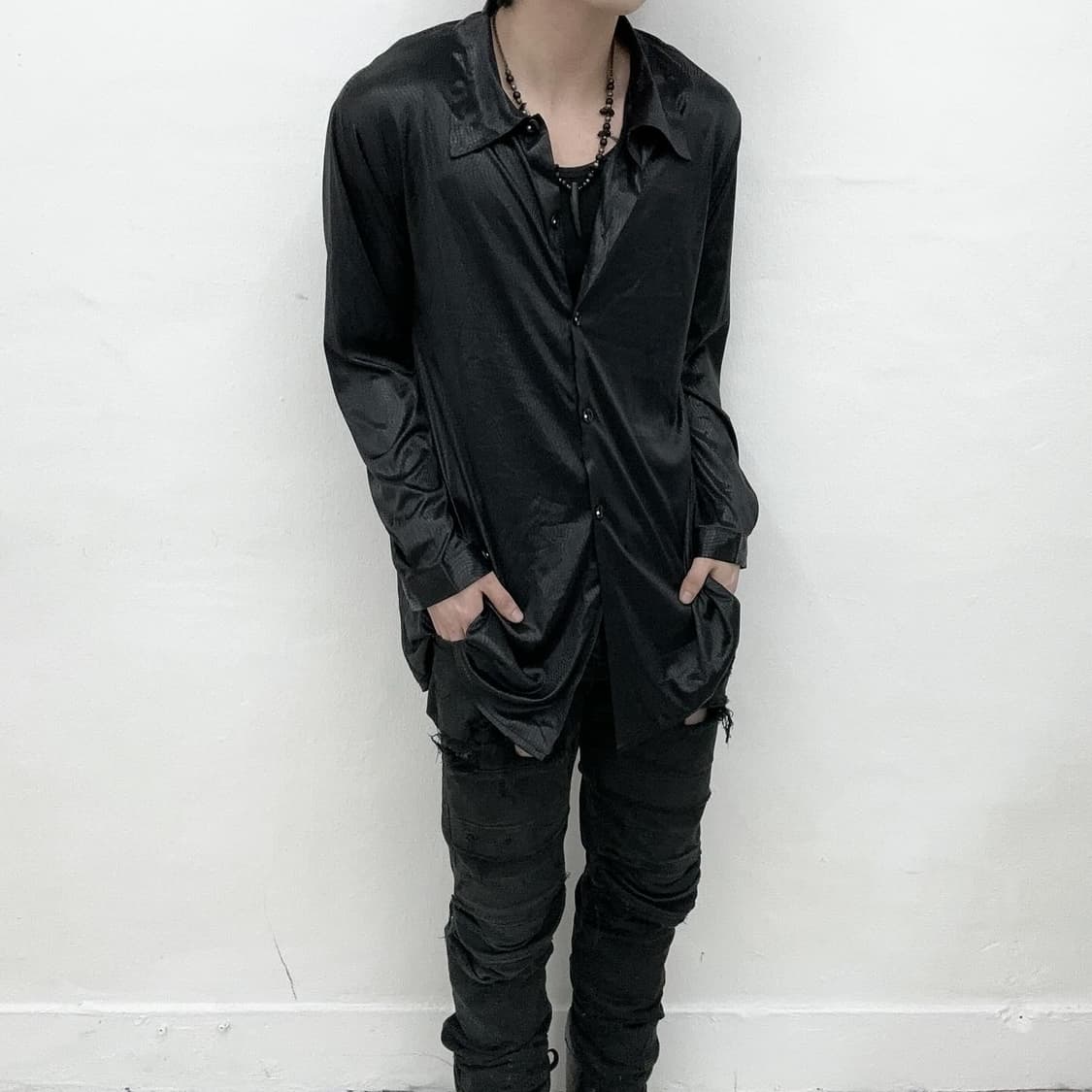 V-kei Python pattern shirts 상품이미지2