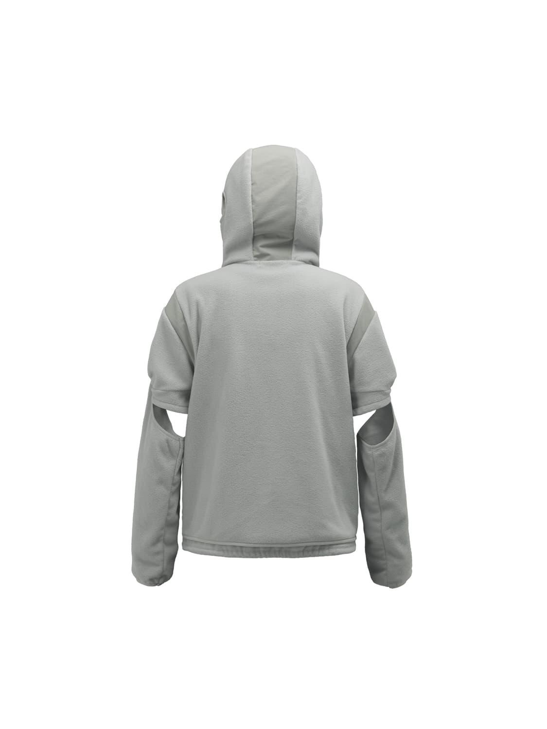 오호스 이어홀 후디 플리스 집업 후드집업 후드 ojos 그레이 상품이미지2