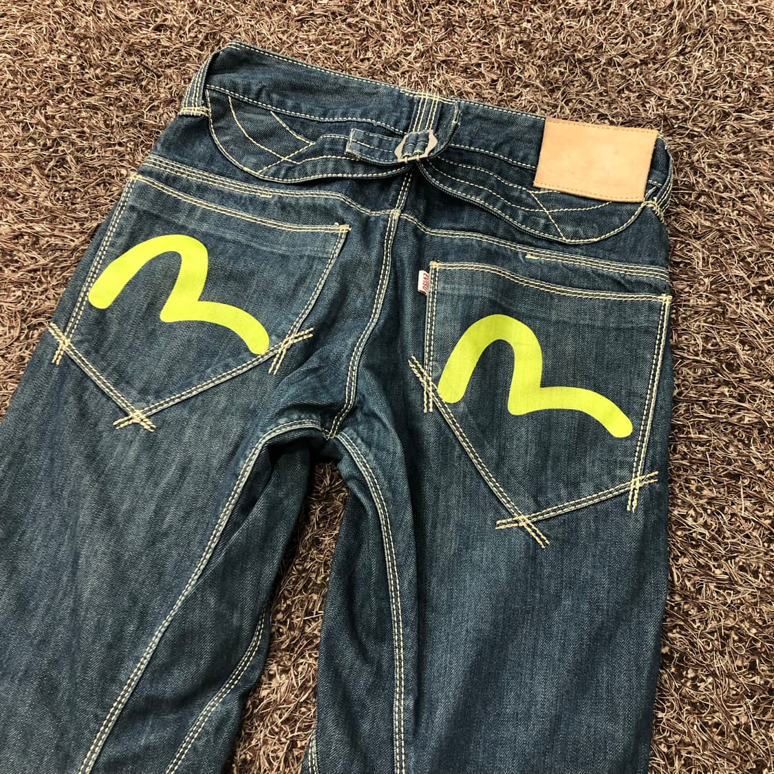 에비수 엔지니어드 신치백 데님 팬츠 상품이미지3