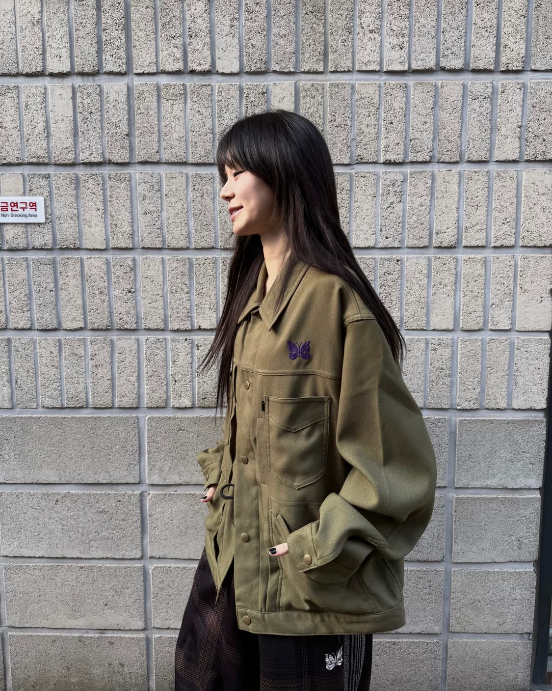 니들스 카키 페니 자켓 상품이미지1