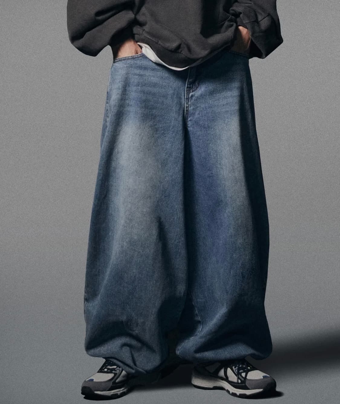 낫포너드 벌룬 와이드 팬츠 상품이미지1