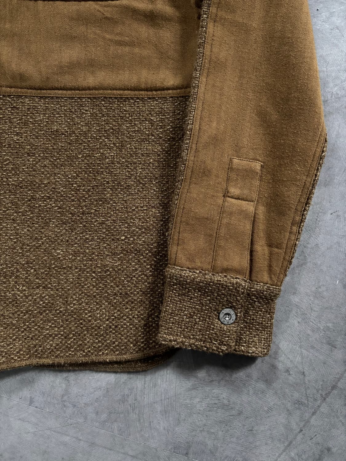 RRL 더블알엘 베이지 카라 울 헌팅 셔츠 상품이미지5