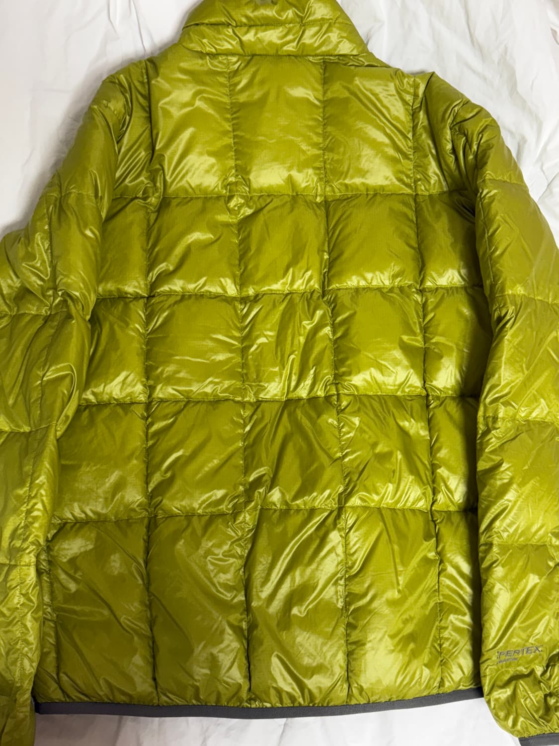 디스이즈네버댓 퍼텍스 라이트 다운 자켓 올리브 옐로우 M 상품이미지3