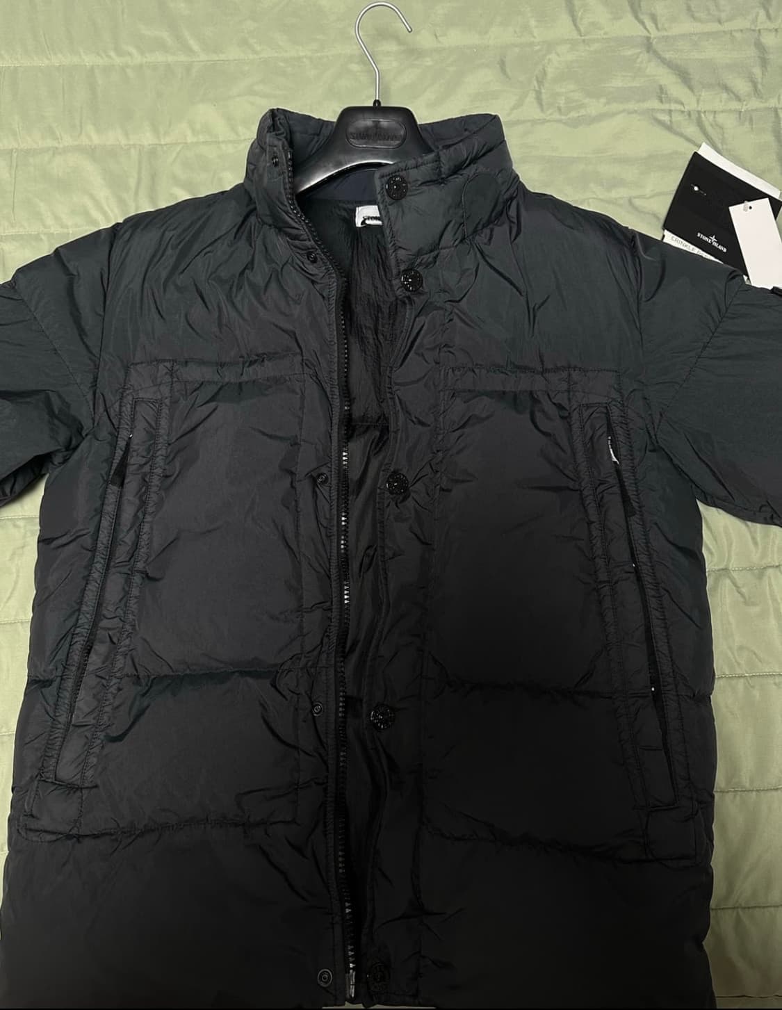 L]스톤아일랜드 크링클랩스 패딩 20fw 다크그레이 상품이미지4