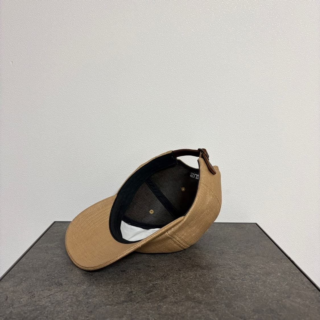 (OS) 슈프림 S로고 볼캡 모자 라탄 탄 베이지 상품이미지6