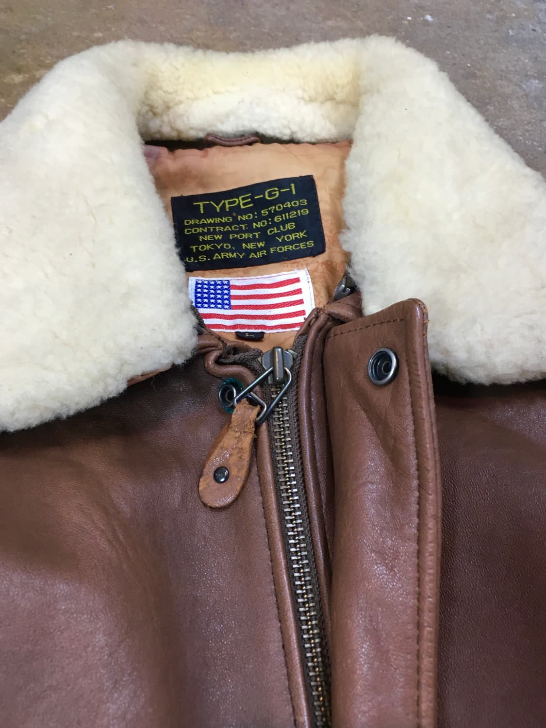 G-1 가죽 자켓 상품이미지4