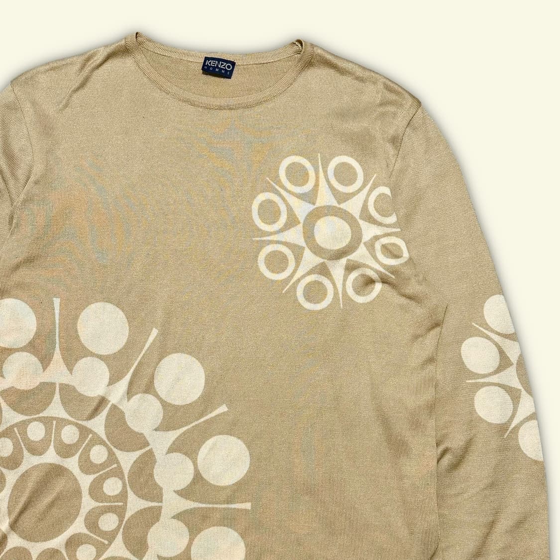 90s 겐조 옴므 오리엔탈 니트 슬리브 상품이미지4