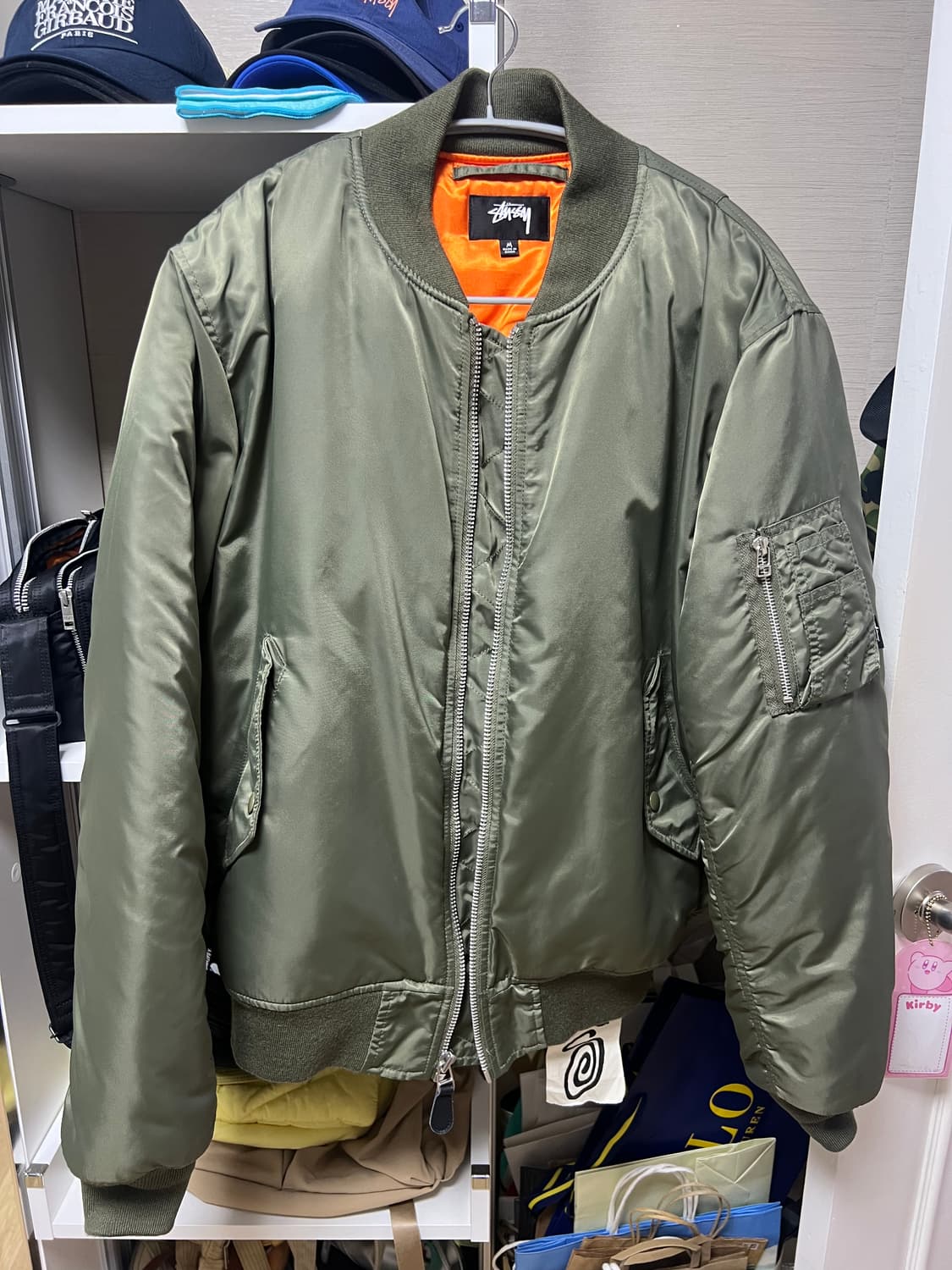 스투시xCDG 콜라보 MA-1 자켓 팝니다 상품이미지1