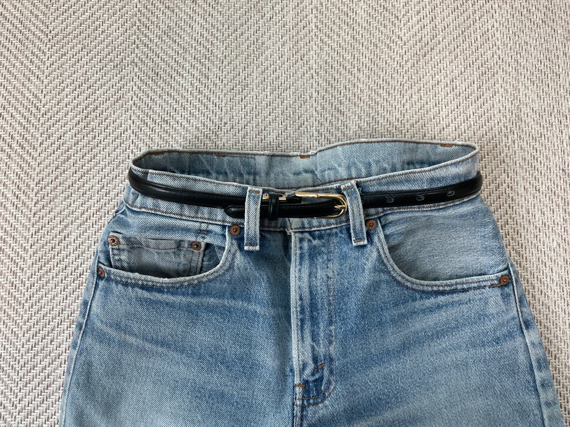 빈티지 elle 골드 버클 벨트  J03765 상품이미지1