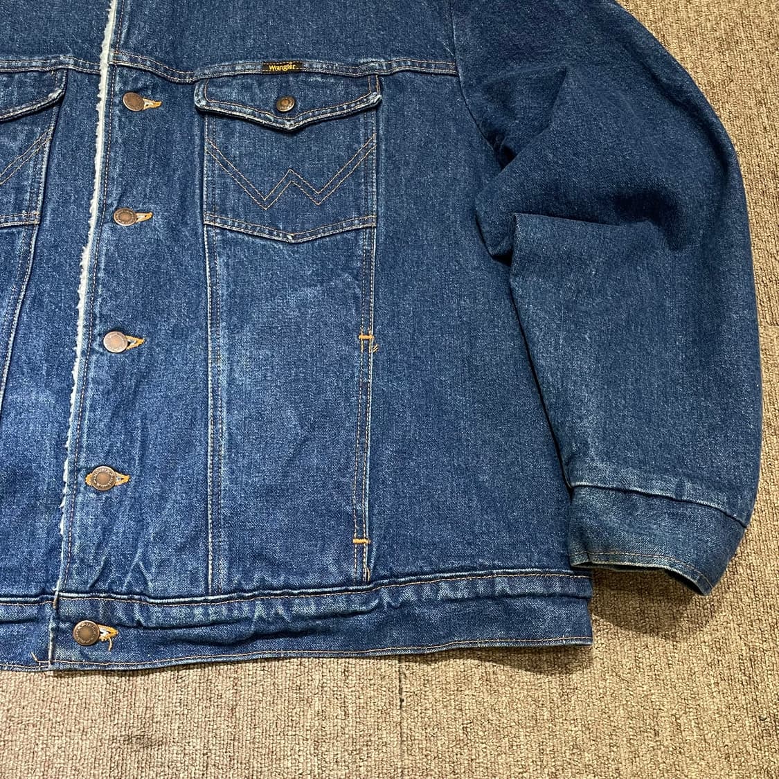 (2XL) 80~90s USA Wrangler 랭글러 쉐르파 자켓 상품이미지4