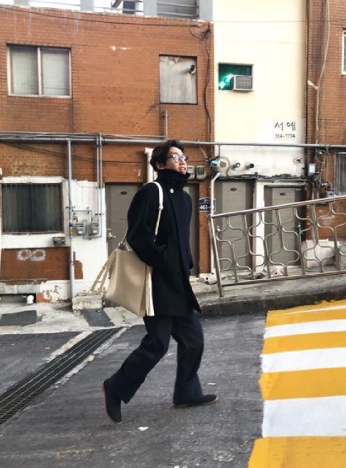 질샌더 피코트 네이비 (봉태규) 상품이미지3